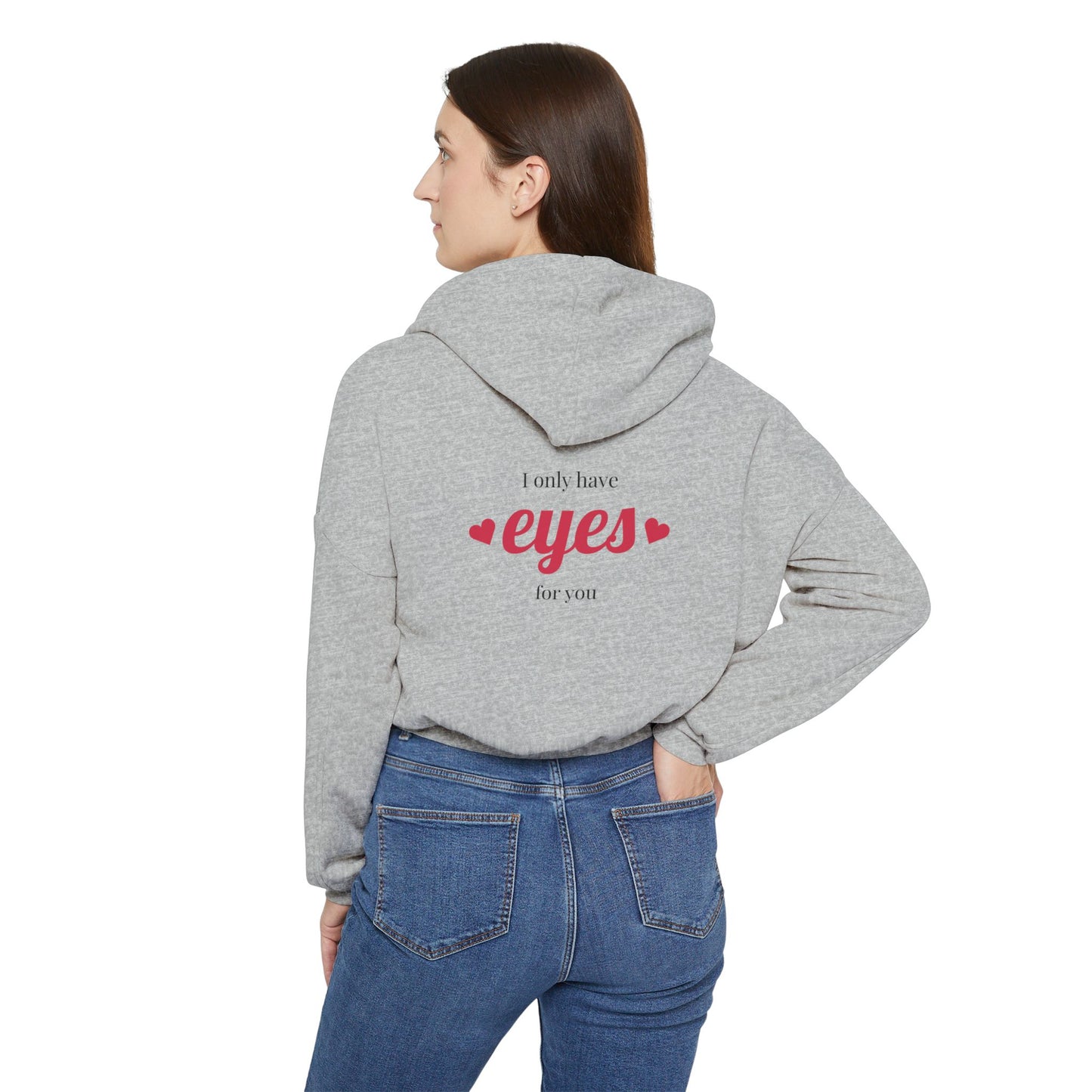 Naughty Girl Valentine's Day Clinched Hoodie