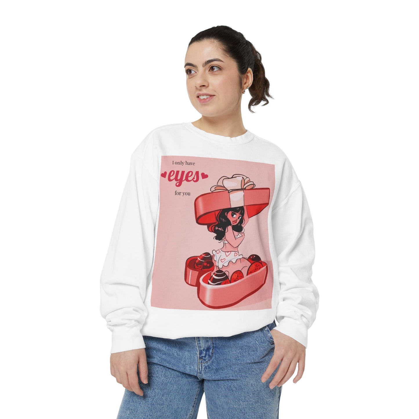 Naughty Girl Valentine's Day Sweatshirt