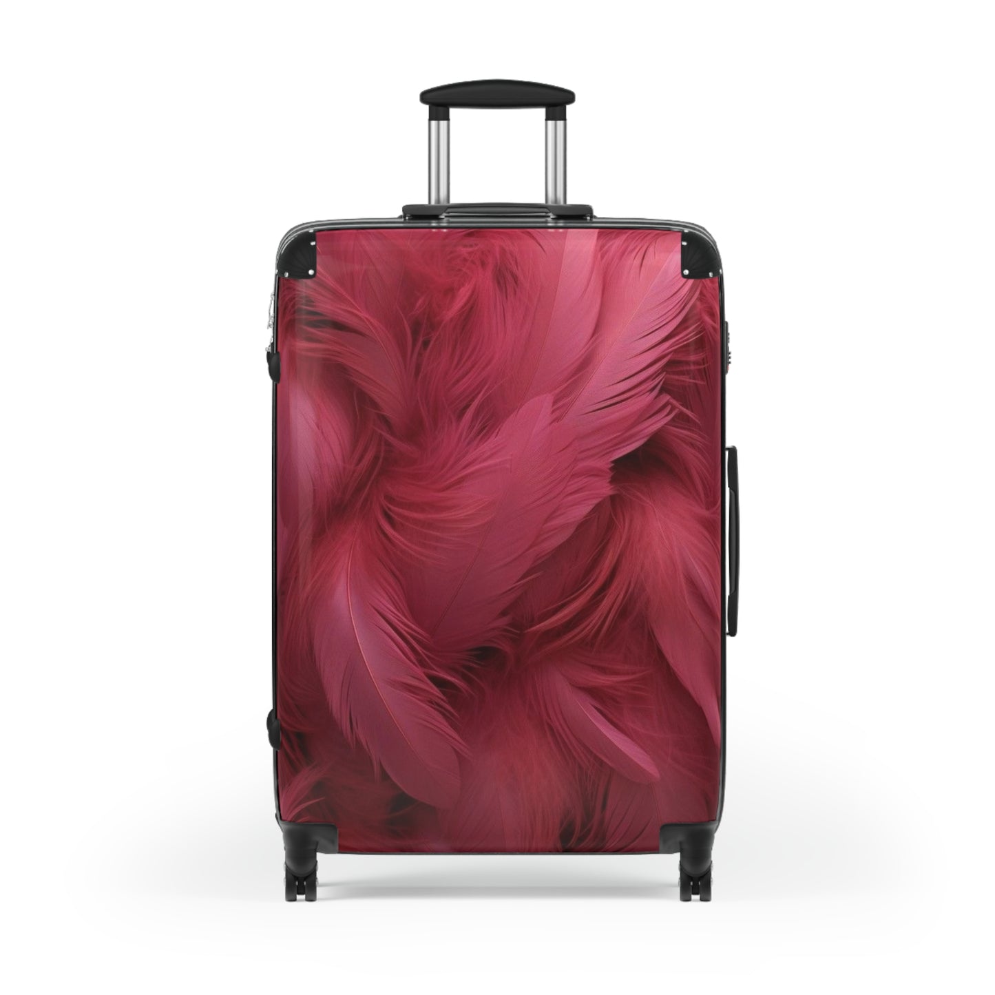 "Rebranding Into A New Badder Bitch!" Feathered Suitcase~ Hot Pink