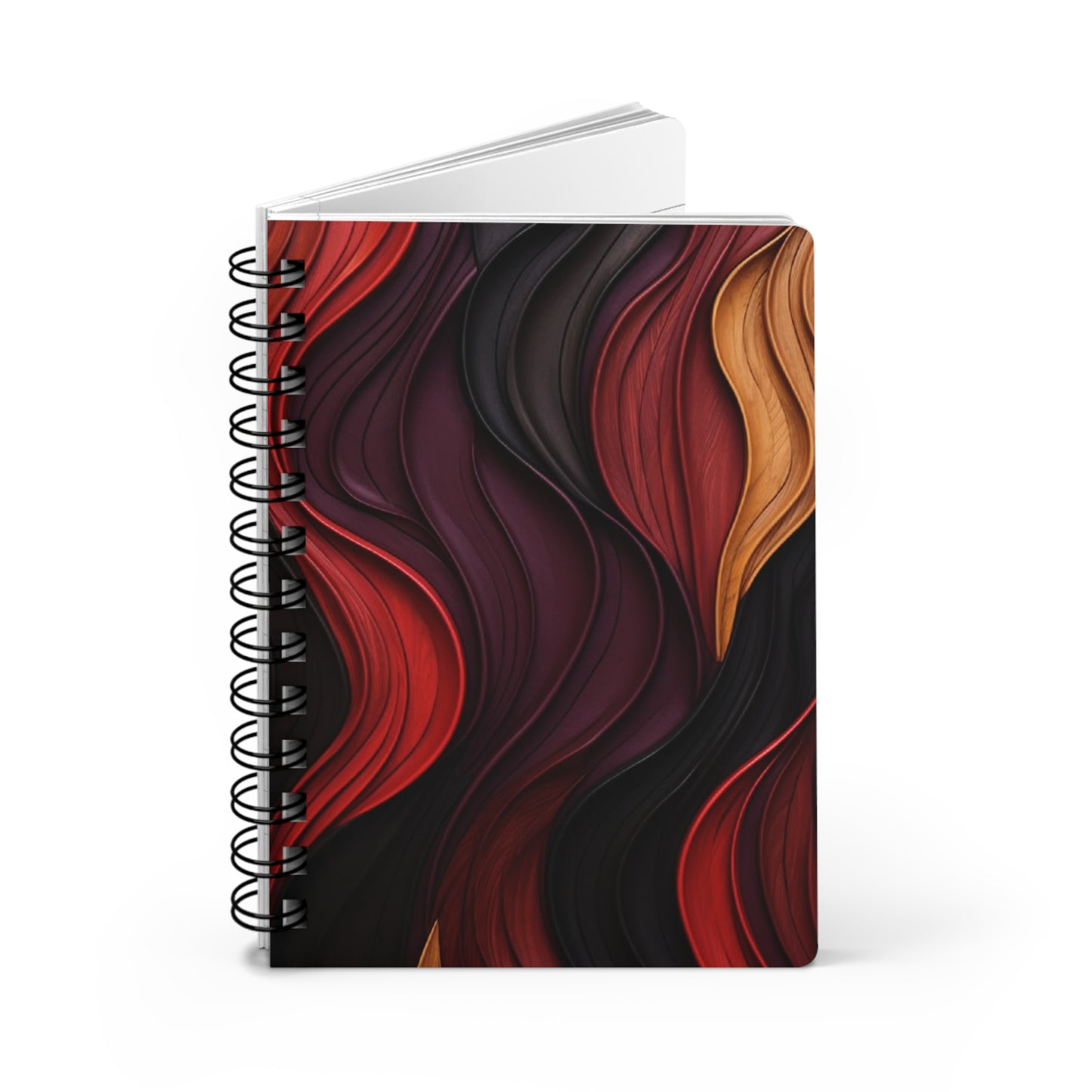 Abstract Spiral Bound Journal, Creative Writing Notebook, Artistic Sketchbook, Mindfulness Diary, Unique Notepad for Artists, Writing