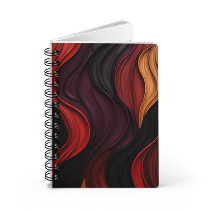 Abstract Spiral Bound Journal, Creative Writing Notebook, Artistic Sketchbook, Mindfulness Diary, Unique Notepad for Artists, Writing