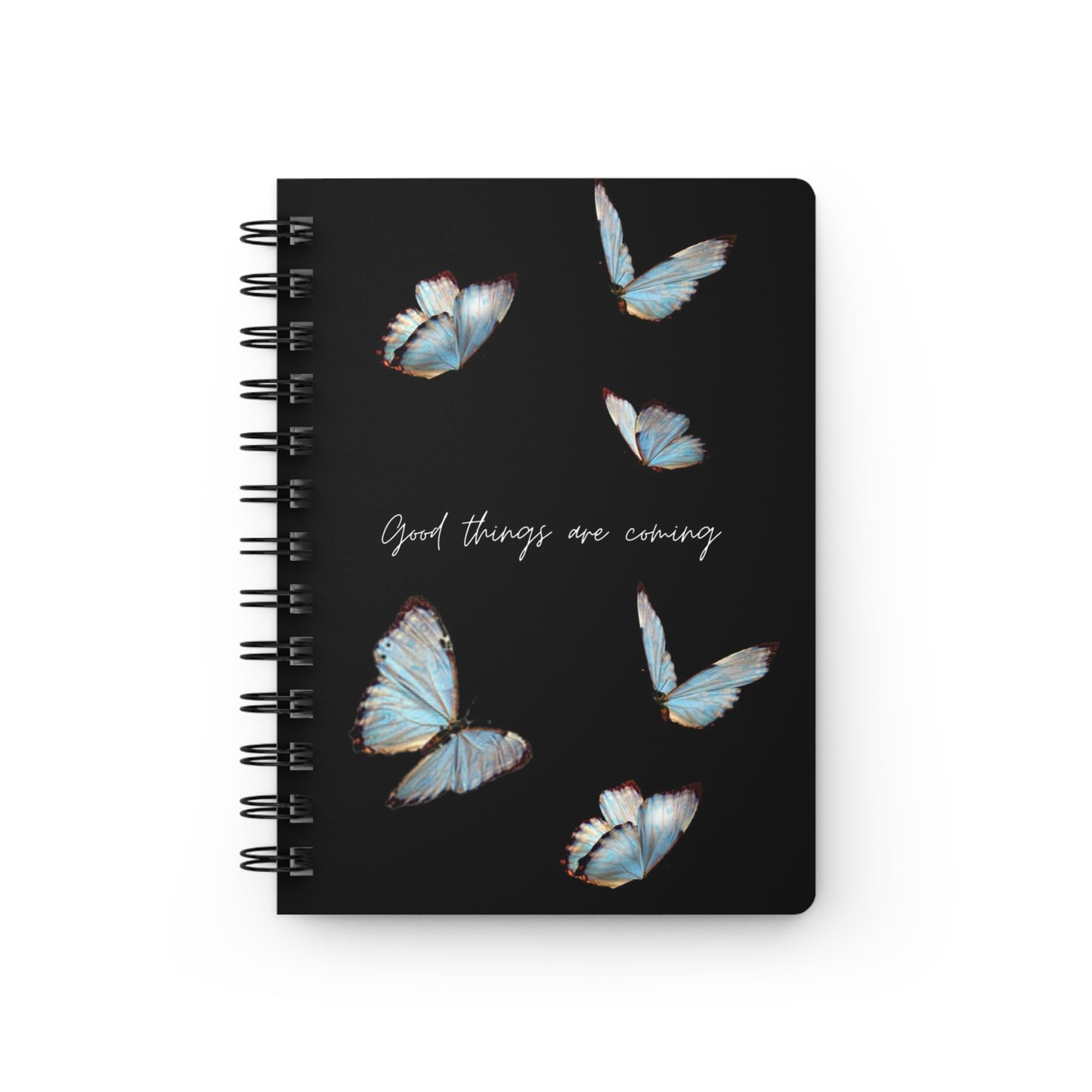 Inspirational Butterfly Journal, Good Things Are Coming Notebook, Gift for Students, Writers, Dreamers, Self-Care Diary