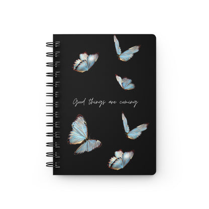 Inspirational Butterfly Journal, Good Things Are Coming Notebook, Gift for Students, Writers, Dreamers, Self-Care Diary