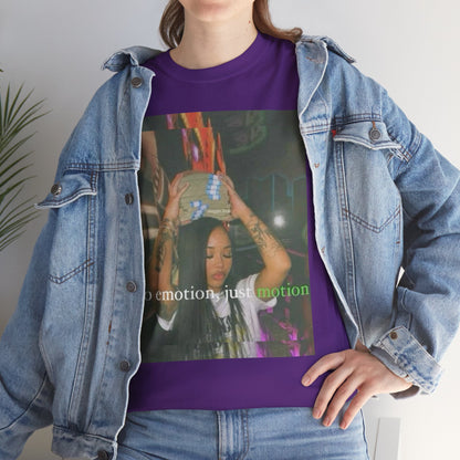 Emotional Expression Unisex Heavy Cotton Tee - No Emotion, Just Vibe