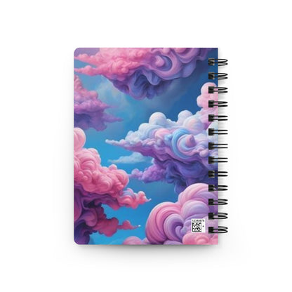 Dreamy Cloud Spiral Bound Journal, Inspirational Notebook, Creative Writing Gift, Motivational Diary, Cute Journal for Dreams