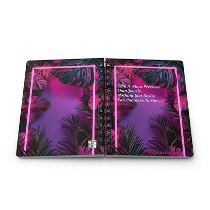 Spiral Bound Journal~ "More Precious Than Jewels.."