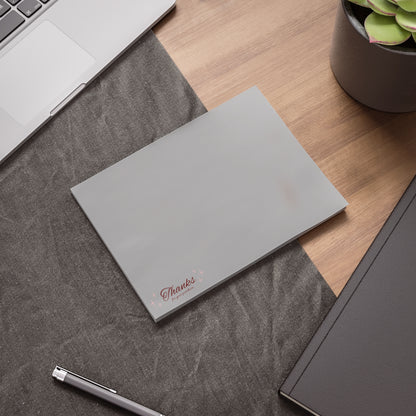 Grey " Thanks For Your Purchase" Post-it® Note Pads