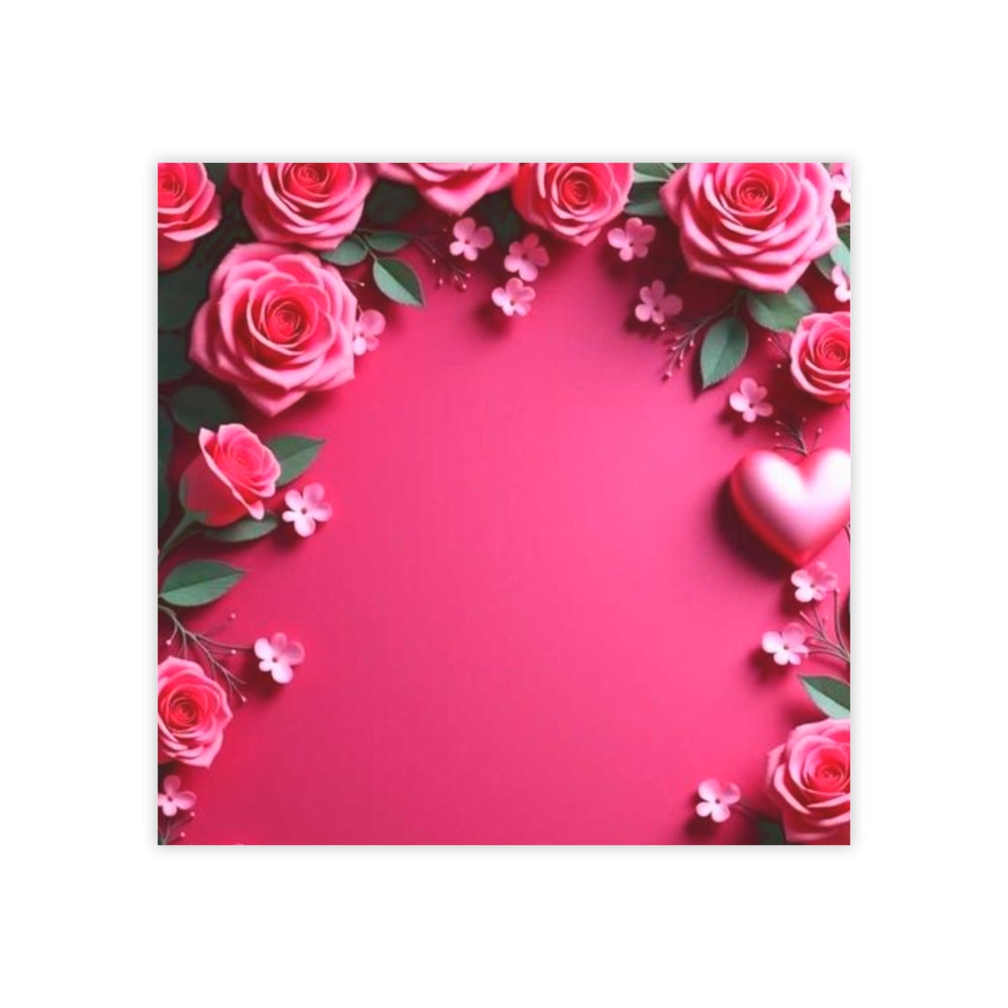 Valentine's Day Pink roses Post-it® Note Pads