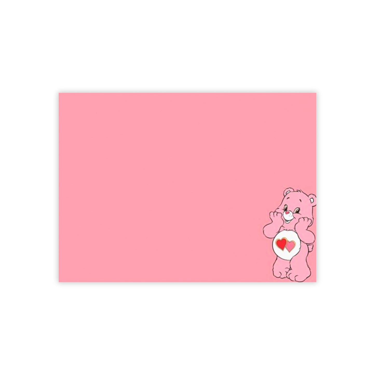 Pink Care bear Post-it® Note Pads