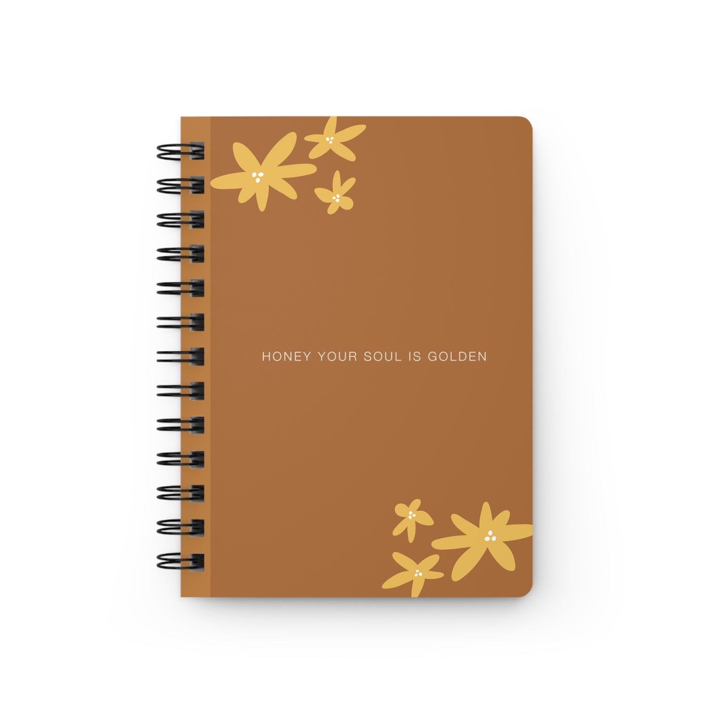 Golden Skin Spiral Bound Journal - Notebook Journal
