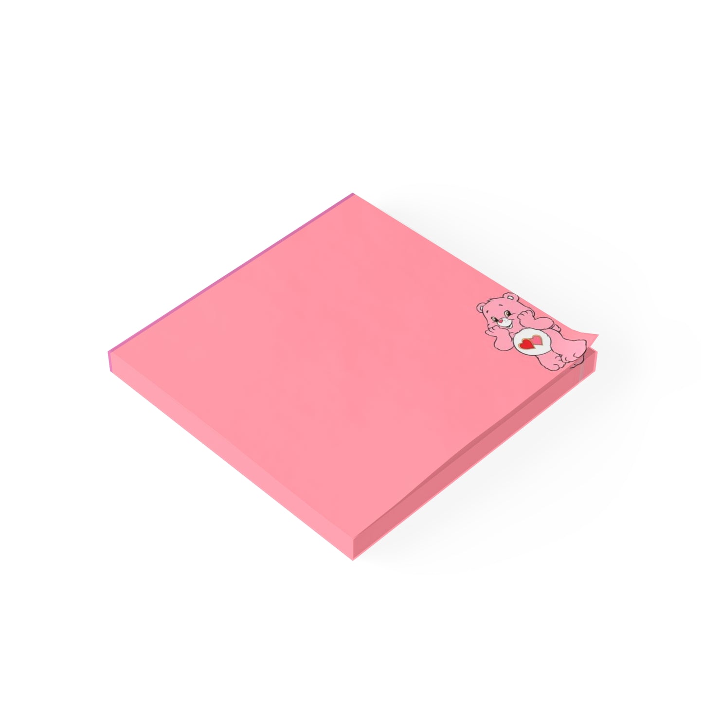 Pink Care bear Post-it® Note Pads