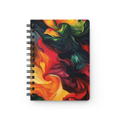 Vibrant Spiral Bound Journal - Colorful Art Notebook for Creativity, Sketching, Journaling, Gift for Artists