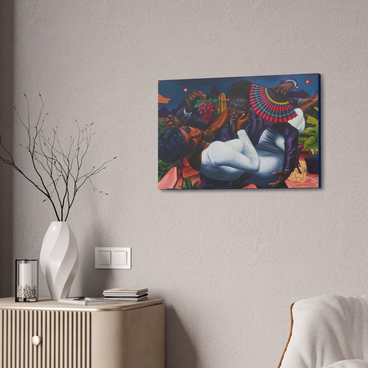 "Let Me Take Care Of You" Canvas Wall Art