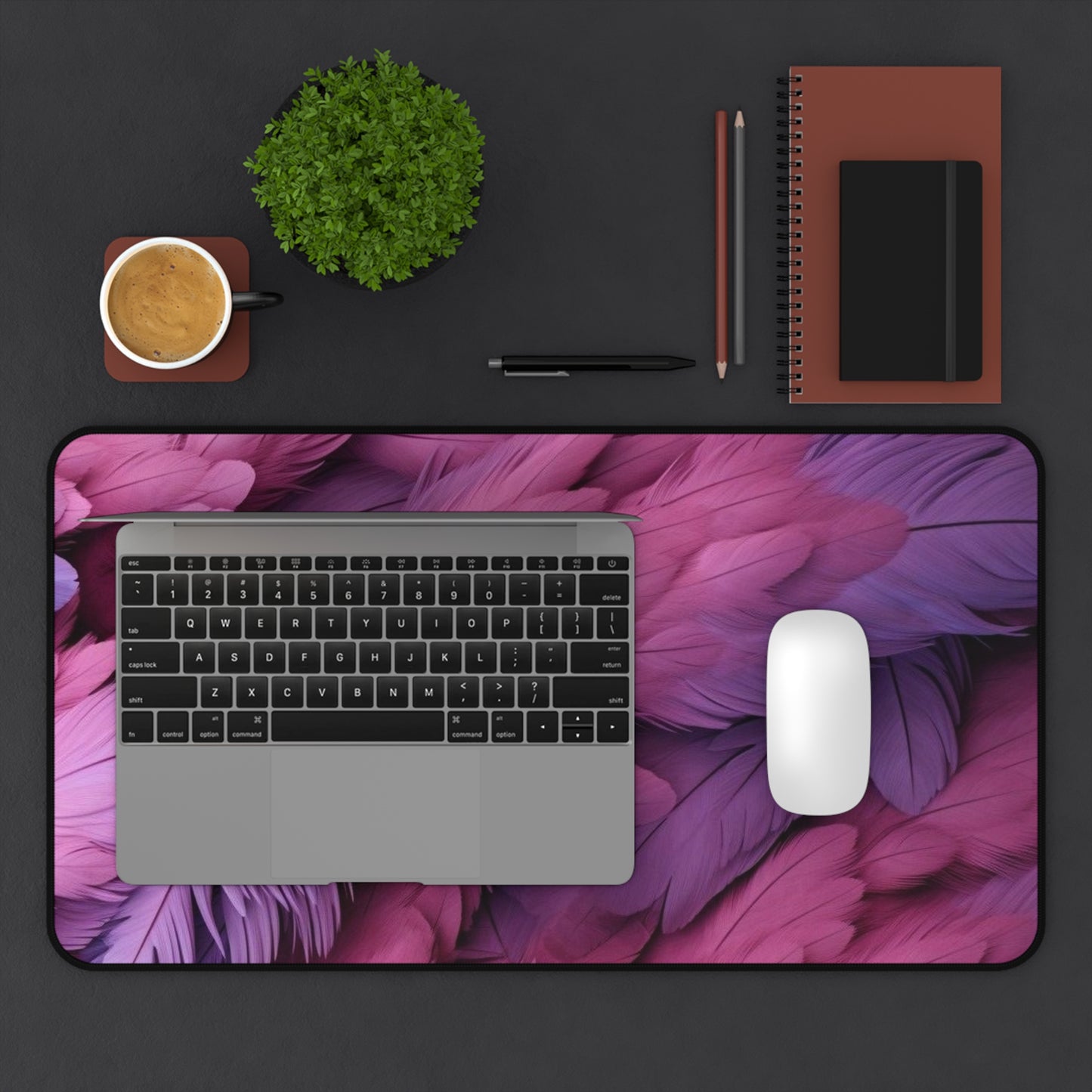 "Rebranding Into A New Badder Bitch!"~ Pink/Purple Desk Mat