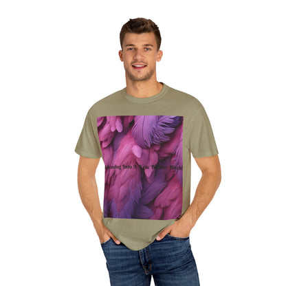 Rebranding Into A New Badder Bitch! ~ Purple/Pink Unisex Garment-Dyed T-shirt