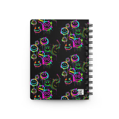 Vibrant Spiral Bound Journal, Colorful Notepad for Creative Minds, Artistic Planner, Unique Gifts for Artists, Journaling, Sketching
