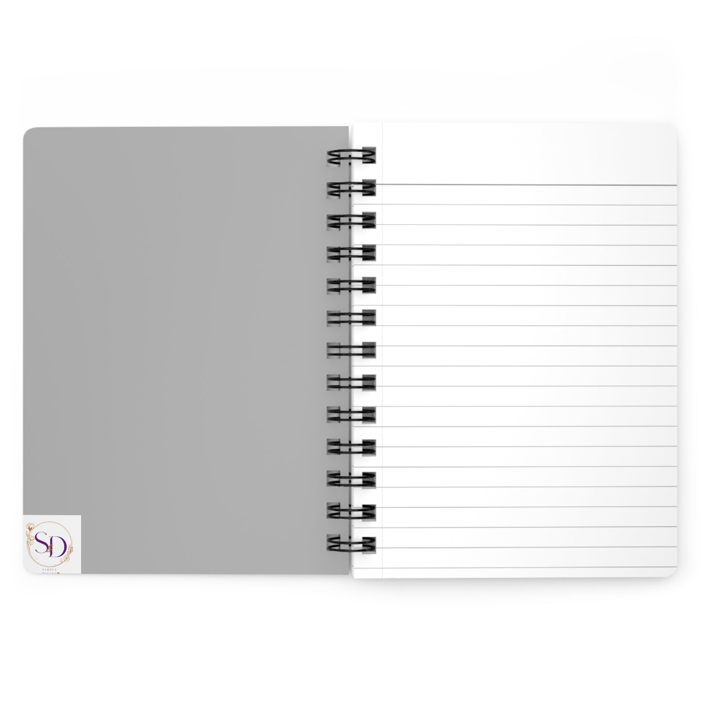 Inspirational Spiral Bound Journal, Self-Care Journal, Gratitude Notebook, Motivational Diary, Gift for Writers, Heart Design