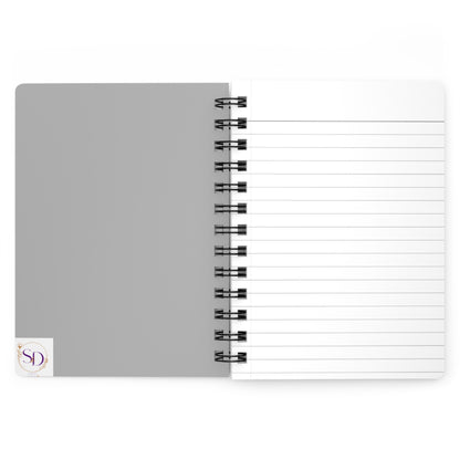 Inspirational Spiral Bound Journal, Self-Care Journal, Gratitude Notebook, Motivational Diary, Gift for Writers, Heart Design