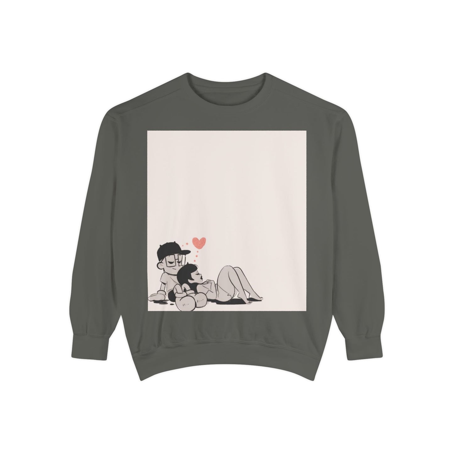 "Can We Talk For A Minute?.." ~ Unisex Garment-Dyed Sweatshirt