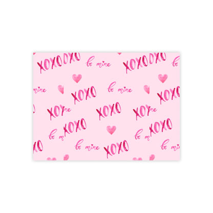 Post-it® Note Pads, xoxo pink design, Sticky Notes, Love Notes, Office Supplies, Stationery, Valentines Day Gift