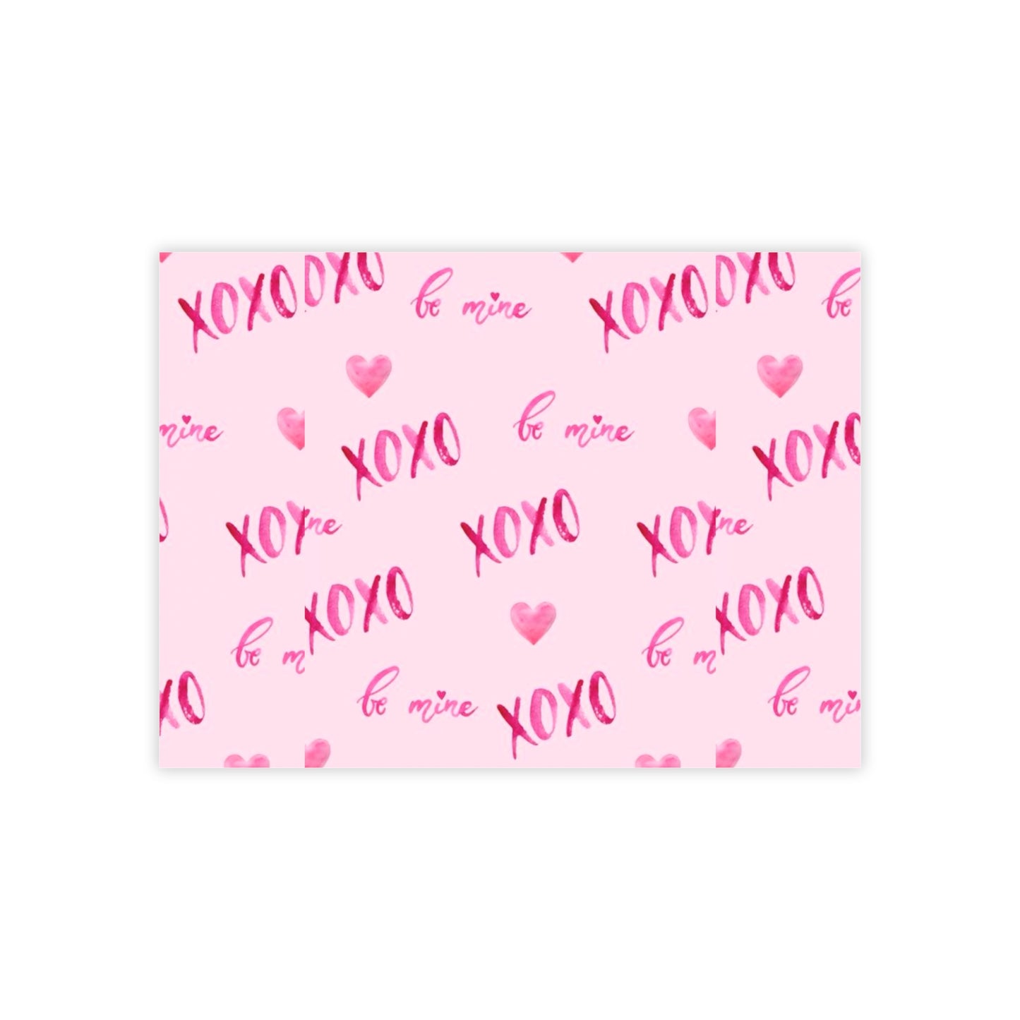 Post-it® Note Pads, xoxo pink design, Sticky Notes, Love Notes, Office Supplies, Stationery, Valentines Day Gift