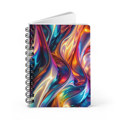 Colorful Spiral Bound Journal, Artistic Notebook, Gift for Writers, Bullet Journal, Travel Diary, Creative Journal