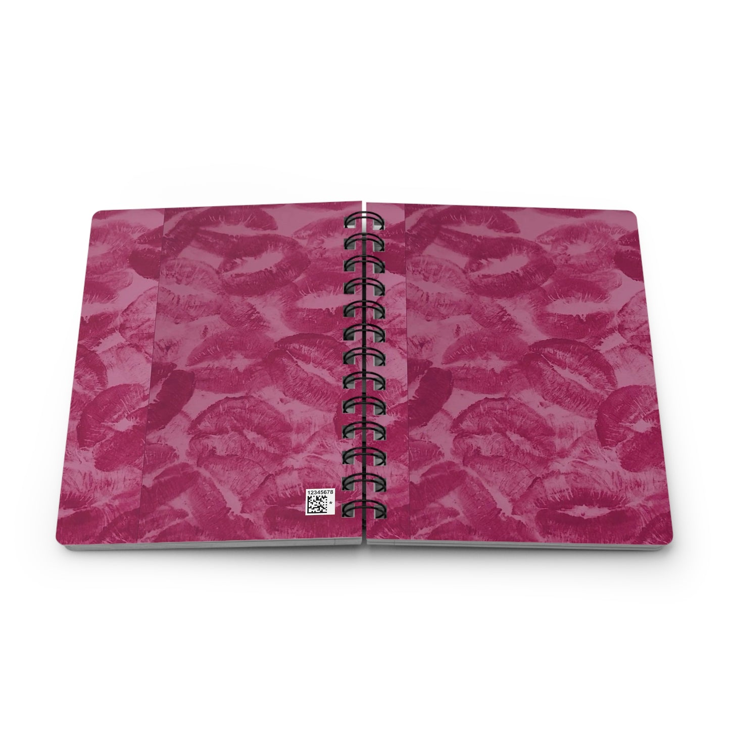 Romantic Kiss Design Spiral Bound Journal - Perfect for Love Notes, Gift for Her, Valentine's Day Diary, Creative Writing, Secret Thoughts