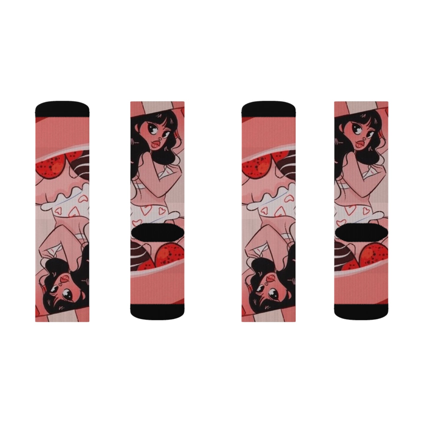 Valentine's Day Sublimation Socks