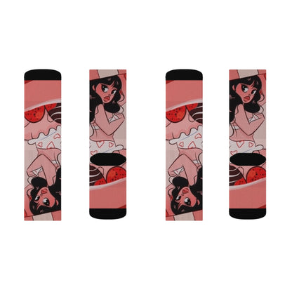 Valentine's Day Sublimation Socks