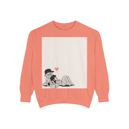 "Can We Talk For A Minute?.." ~ Unisex Garment-Dyed Sweatshirt