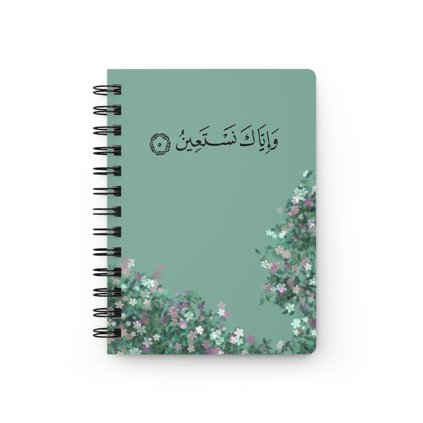 Floral Spiral Bound Journal, Inspirational Design for Writing, Sketching, Eco-Friendly Notebook, Gifts for Students, Journaling