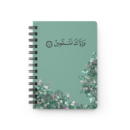 Floral Spiral Bound Journal, Inspirational Design for Writing, Sketching, Eco-Friendly Notebook, Gifts for Students, Journaling