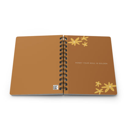 Golden Skin Spiral Bound Journal - Notebook Journal