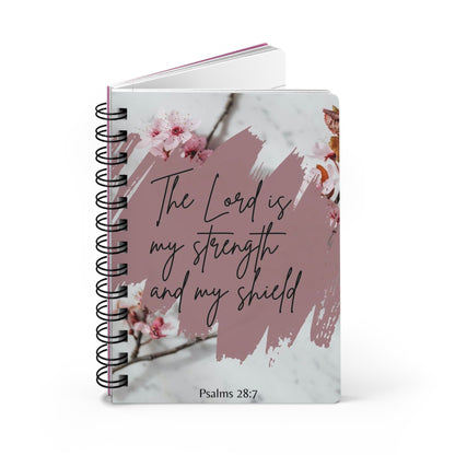 Inspirational Spiral Bound Journal, Faith Journal, Motivational Notebook, Gift for Her, Christian Devotional, Prayer Journal