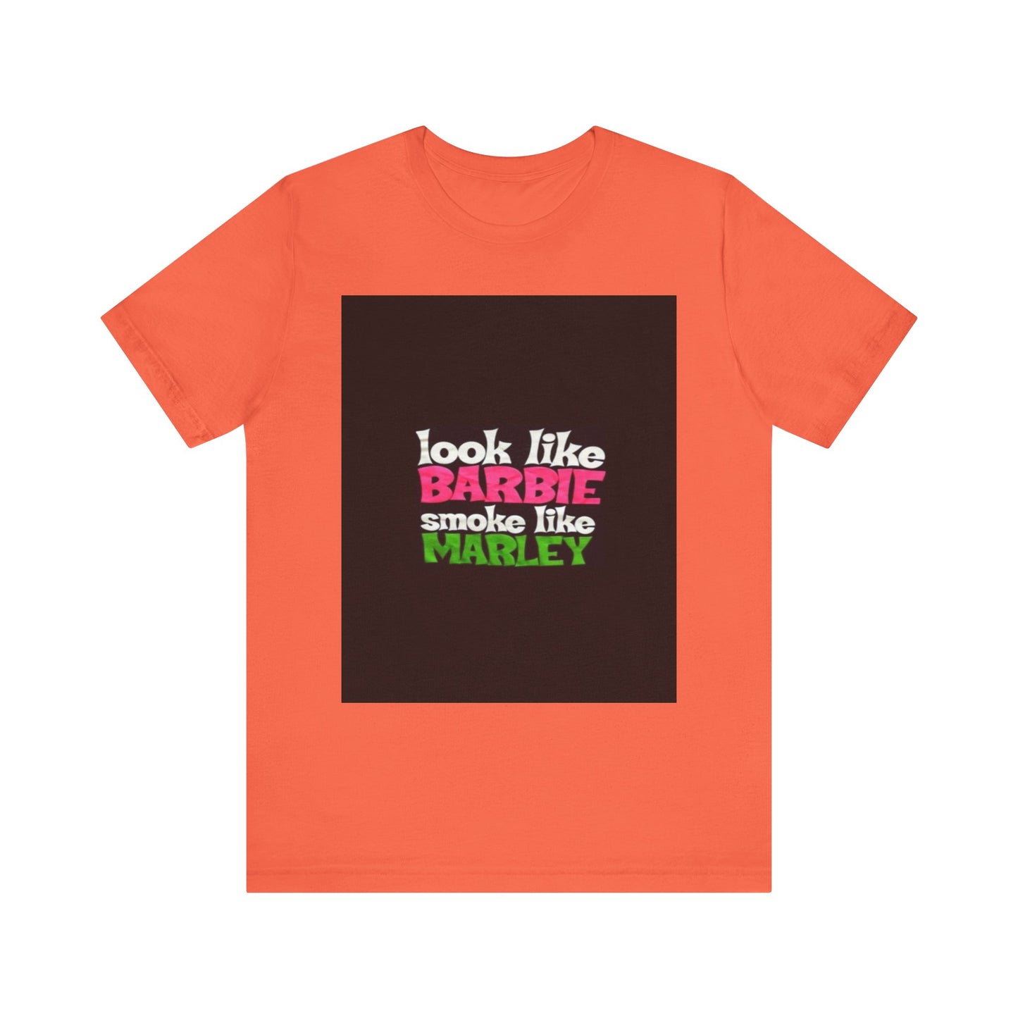 Barbie & Marley Print Tee, Fun Shirt for Parties, Gift for Friends, Casual Wear, Summer Outfit, Unique Graphic Tee