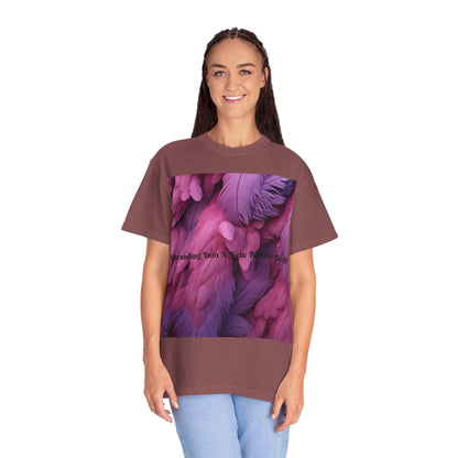 Rebranding Into A New Badder Bitch! ~ Purple/Pink Unisex Garment-Dyed T-shirt