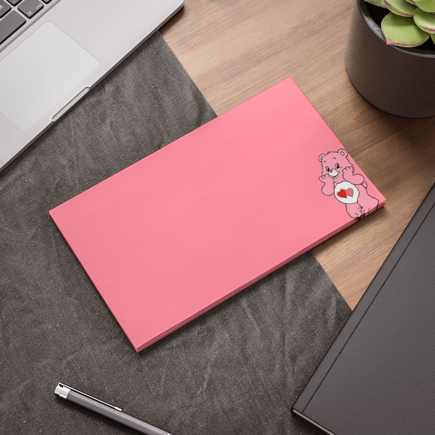 Pink Care bear Post-it® Note Pads