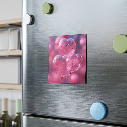 Post-it® Note Pads, pink heart shape design, Sticky Notes, Stationery, Office Supplies, Cute Desk Accessories, Reminder Cards