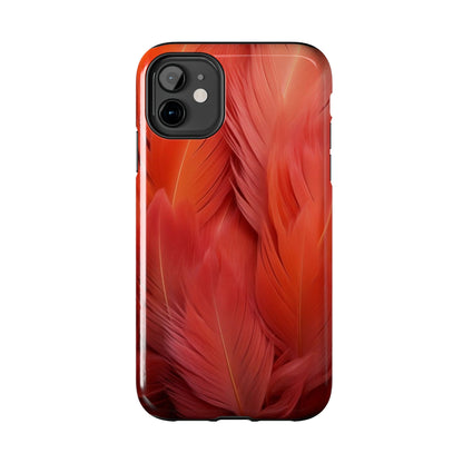 "Rebranding Into A New Badder Bitch!" Orange Feathered Tough Phone Cases