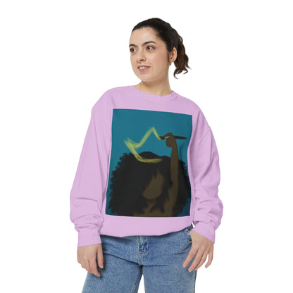 Empowered Goddess Sweatshirt, Cozy Fashion, Gift for Her, Inspirational Apparel, Self-Love, Everyday Wear, Festival Gear