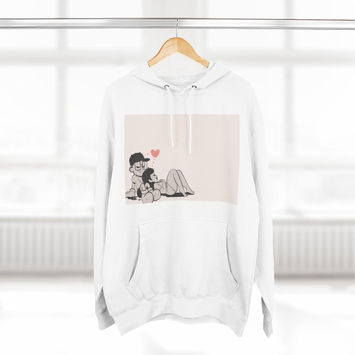"Can We Talk For a Minute?..~ Three-Panel Fleece Hoodie