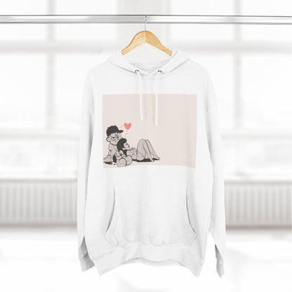 "Can We Talk For a Minute?..~ Three-Panel Fleece Hoodie