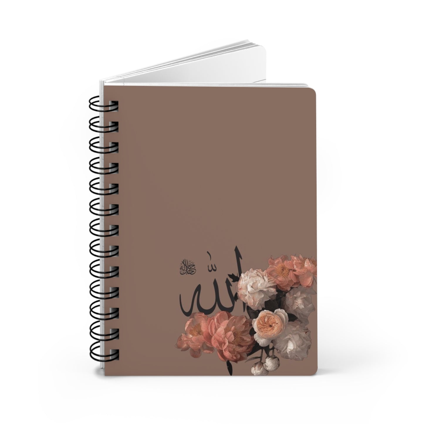 MuslimahNotebook Islamic Journal, Eid Gift for Her, Spiral Bound Planner, Faith Inspired Stationery, Muslimah Gift