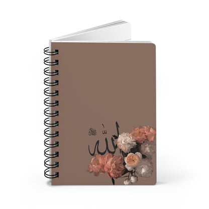 MuslimahNotebook Islamic Journal, Eid Gift for Her, Spiral Bound Planner, Faith Inspired Stationery, Muslimah Gift
