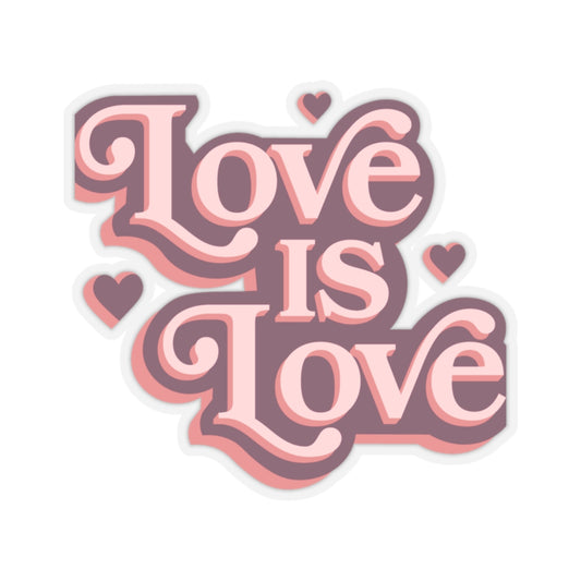 Love Is Love Kiss-Cut Stickers