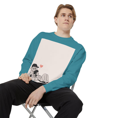 "Can We Talk For A Minute?.." ~ Unisex Garment-Dyed Sweatshirt