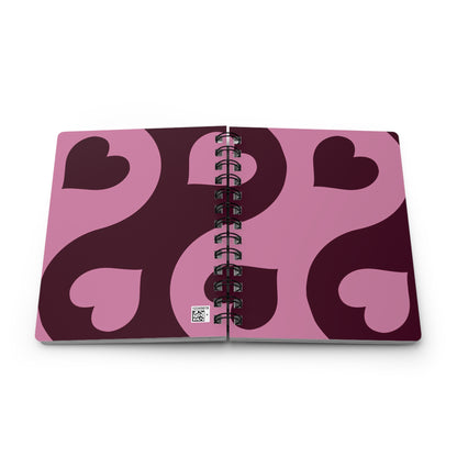 Charming Heart Design Journal, Perfect Gift for Lovers, Unique Notebook for Notes, Sketching, Journaling, Valentine's Day