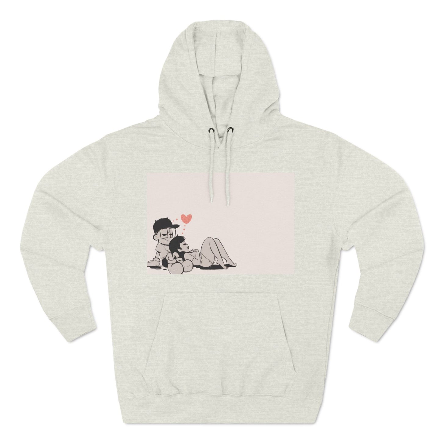 "Can We Talk For a Minute?..~ Three-Panel Fleece Hoodie
