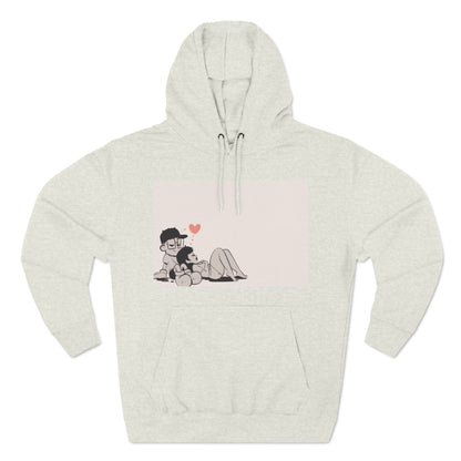 "Can We Talk For a Minute?..~ Three-Panel Fleece Hoodie