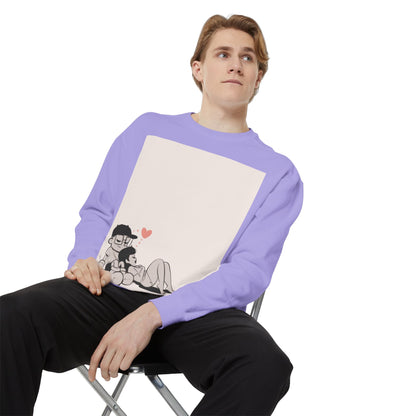 "Can We Talk For A Minute?.." ~ Unisex Garment-Dyed Sweatshirt